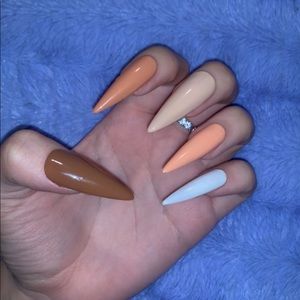 BUY ONE GET ONE FREE❗️Nude Press On Nails 🤎🤍